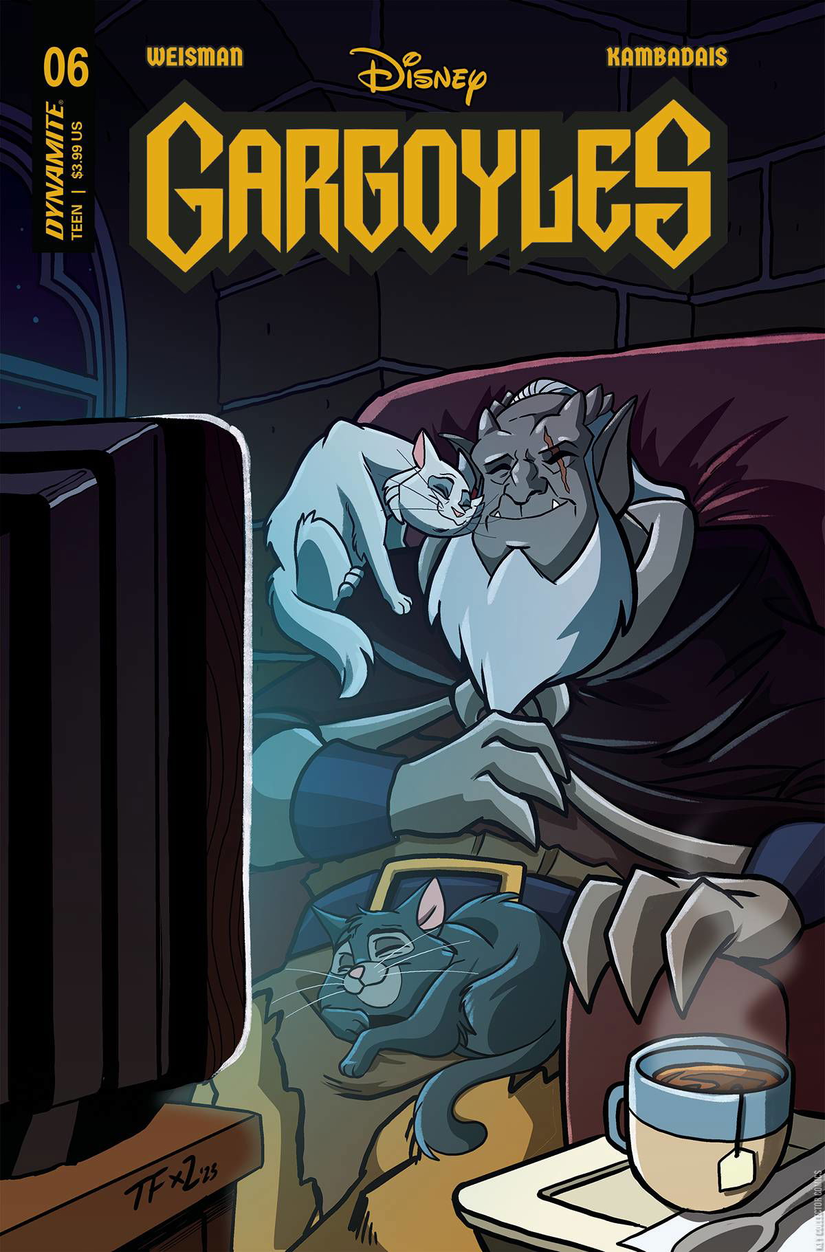 Variant Cover for Gargoyles #6