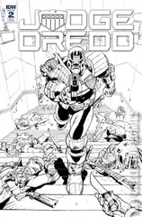 Variant Cover for Judge Dredd: Under Siege #2