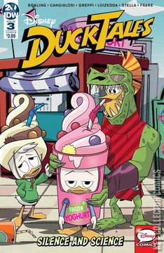 Variant Cover for DuckTales: Silence and Science #3
