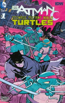 Variant Cover for Batman / Teenage Mutant Ninja Turtles #1