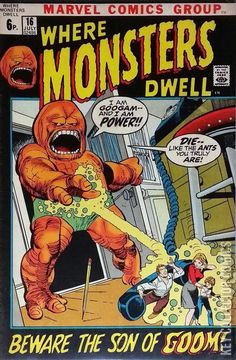 Variant Cover for Where Monsters Dwell #16