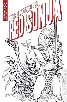 Variant Cover for Invincible Red Sonja #6