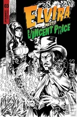 Variant Cover for Elvira Meets Vincent Price #3