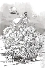 Variant Cover for Mighty Barbarians #3