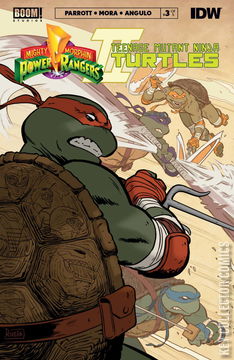 Variant Cover for Mighty Morphin Power Rangers / Teenage Mutant Ninja Turtles #3
