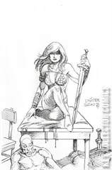 Variant Cover for Red Sonja: Empire of the Damned #1