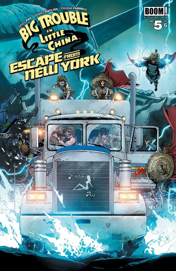 Variant Cover for Big Trouble in Little China / Escape From New York #5