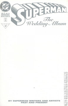 Variant Cover for Superman: The Wedding Album #1