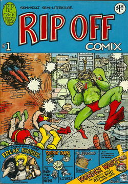 Variant Cover for Rip Off Comix #1