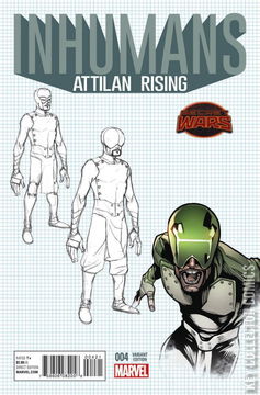 Variant Cover for Inhumans: Attilan Rising #4