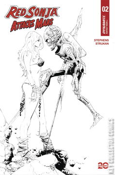 Variant Cover for Red Sonja Attacks Mars #2