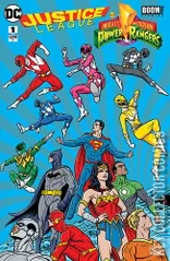 Cover for Justice League / Power Rangers #1