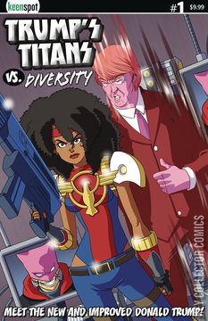 Variant Cover for Trump's Titans vs. Diversity #1