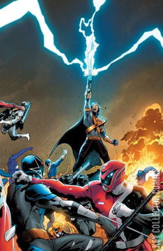 Variant Cover for Mighty Morphin Power Rangers: Shattered Grid #1