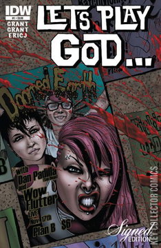 Variant Cover for Let's Play God #1