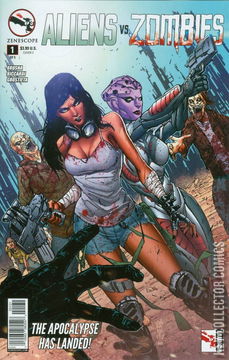 Variant Cover for Aliens vs. Zombies #1