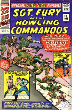 Variant Cover for Sgt. Fury and His Howling Commandos Annual #1