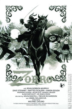Variant Cover for Zorro: Man of the Dead #1