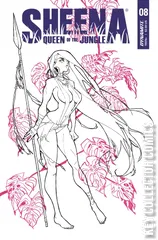 Variant Cover for Sheena, Queen of the Jungle #8