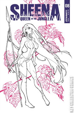 Variant Cover for Sheena, Queen of the Jungle #8