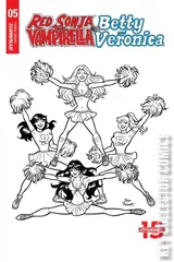 Variant Cover for Red Sonja and Vampirella Meet Betty and Veronica #5