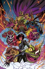 Variant Cover for Mighty Morphin Power Rangers / Teenage Mutant Ninja Turtles #2