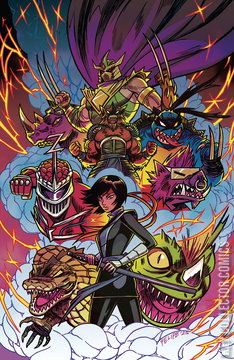 Variant Cover for Mighty Morphin Power Rangers / Teenage Mutant Ninja Turtles #2