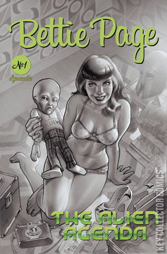 Variant Cover for Bettie Page: Alien Agenda #1