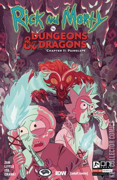 Variant Cover for Rick and Morty vs. Dungeons & Dragons II: Painscape #2