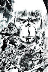 Variant Cover for Exile on the Planet of the Apes #3