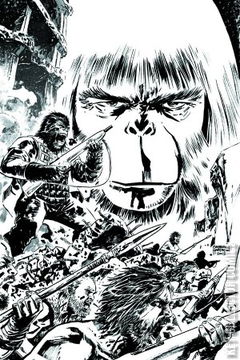 Variant Cover for Exile on the Planet of the Apes #3