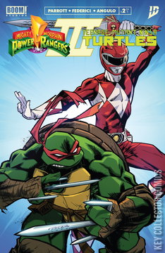 Variant Cover for Mighty Morphin Power Rangers / Teenage Mutant Ninja Turtles #2