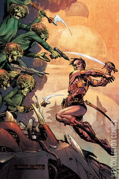 Variant Cover for Warlord of Mars Attacks #3