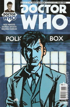 Variant Cover for Doctor Who: The Tenth Doctor - Year Two #15