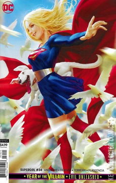 Variant Cover for Supergirl #34
