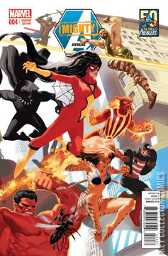 Variant Cover for Mighty Avengers #4