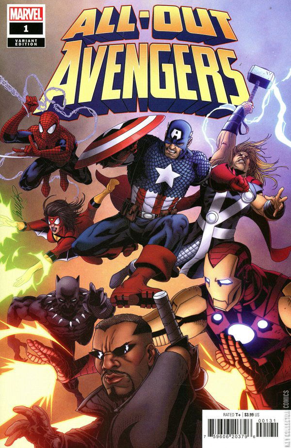 Cover art for All-Out Avengers #1 