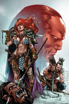 Variant Cover for Red Sonja: Birth of the She-Devil #4
