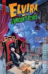 Cover for Elvira Meets Vincent Price #2