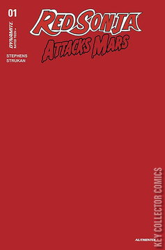 Variant Cover for Red Sonja Attacks Mars #1