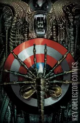 Variant Cover for Alien vs. Captain America #1