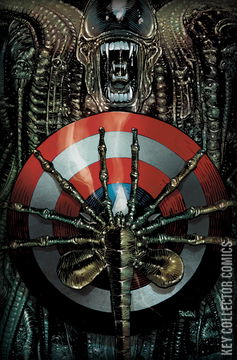 Variant Cover for Alien vs. Captain America #1