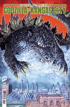 Variant Cover for Godzilla vs America: Kansas City