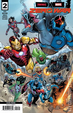 Variant Cover for Fortnite x Marvel: Zero War #2