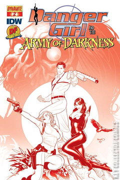 Variant Cover for Danger Girl and the Army of Darkness #2