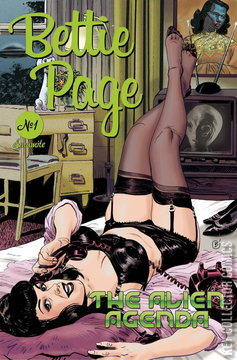 Variant Cover for Bettie Page: Alien Agenda #1