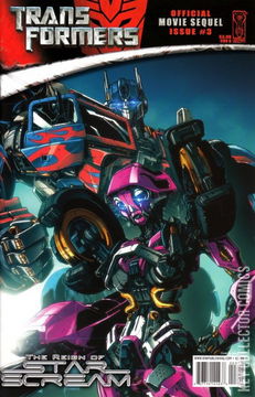 Variant Cover for Transformers Movie Sequel: The Reign of Starscream #3