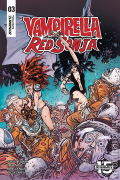 Variant Cover for Vampirella / Red Sonja #3