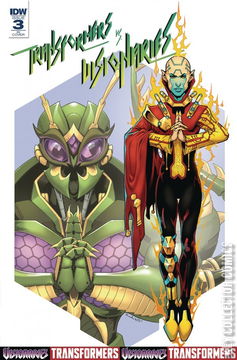 Variant Cover for Transformers vs. the Visionaries #3