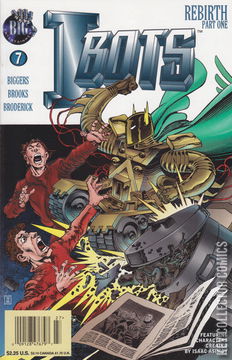 Variant Cover for Isaac Asimov's I-Bots #7